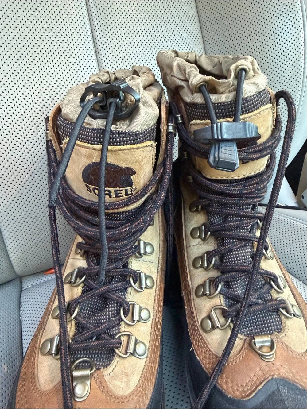Vintage SOREL Conquest Men 7 Waterproof Winter Boots Insulated 400g NM1049 -40F